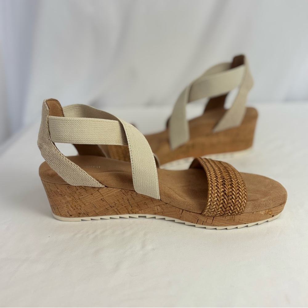 Easy Spirit Womens LORENA Brown Casual Sandals Sz 9.5 Comfort Wedge - Picture 7 of 7